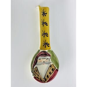 Marco e Cristina Santa Claus Spoon Rest - Made in Italy